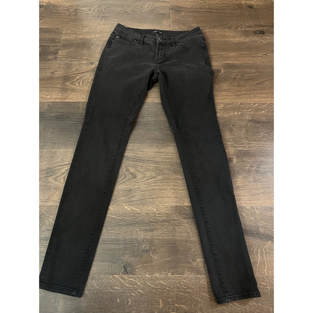 Dear John Joyrich Comfort Skinny Jeans Black Low Rise Denim Womens‎ 27